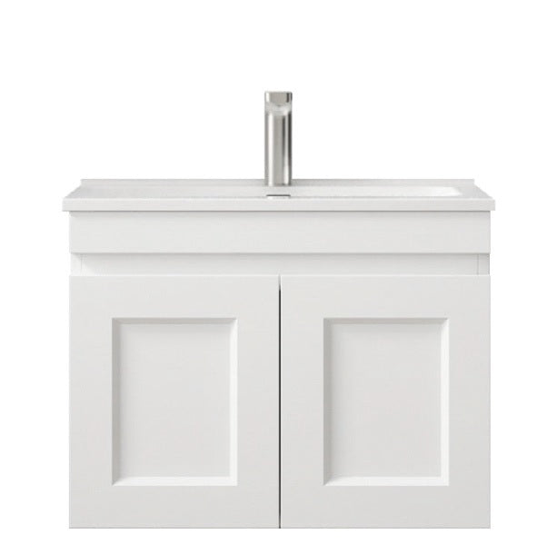 OTTI HAMPTON MARK II MATTE WHITE 600MM WALL HUNG VANITY