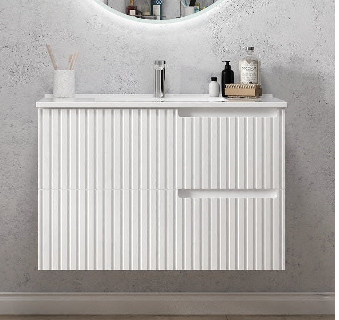 OTTI NOOSA MATTE WHITE 750MM FLOOR STANDING VANITY