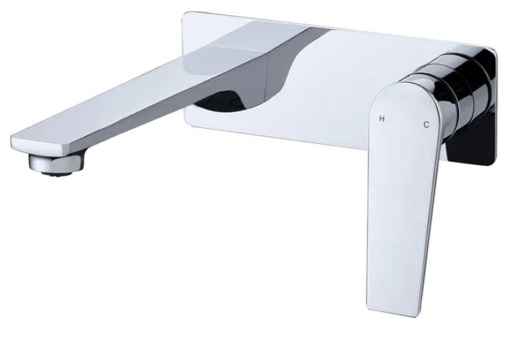 INSPIRE ZEVIO WALL BASIN MIXER CHROME