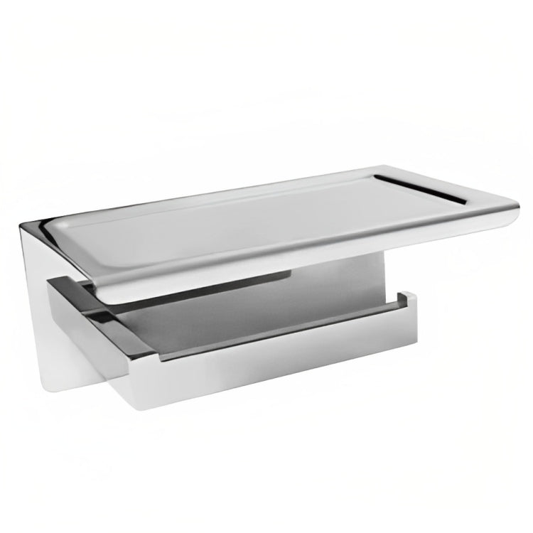 INSPIRE PAPER HOLDER WITH PHONE SHELF CHROME