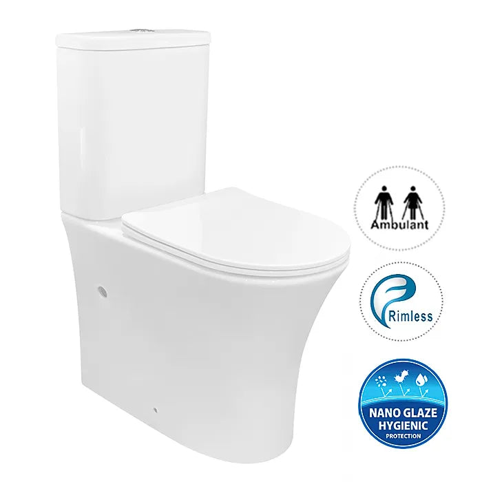 INSPIRE NEWPORT TOILET SUITE GLOSS WHITE