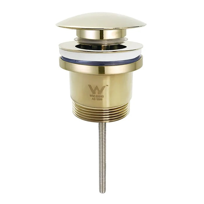 INSPIRE POP UP MUSHROOM BRUSHED GOLD 32MM UNIVERSAL