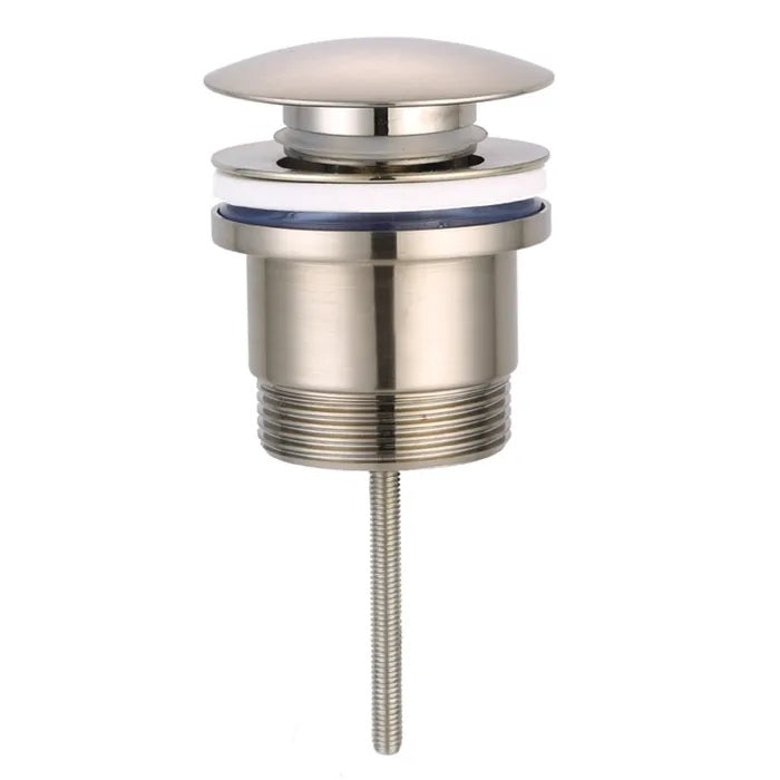 INSPIRE POP UP MUSHROOM BRUSHED NICKEL 32MM