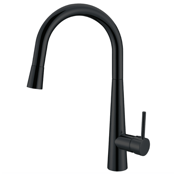 INSPIRE PULL OUT SINK MIXER 420MM BLACK