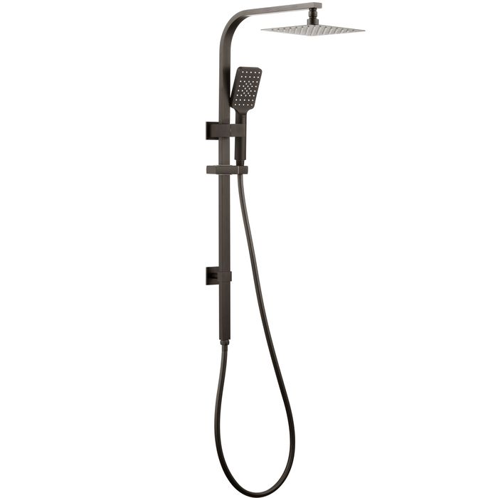 INSPIRE TARAN COMBO SHOWER SET WITH SINGLE HOSE  MATTE BLACK (TOP INLET)