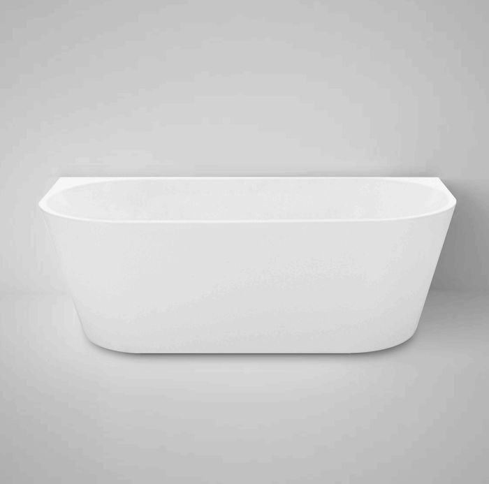 INSPIRE VERONA BACK TO WALL FREESTANDING BATHTUB GLOSS WHITE (AVAILABLE IN 1500MM AND 1700MM)