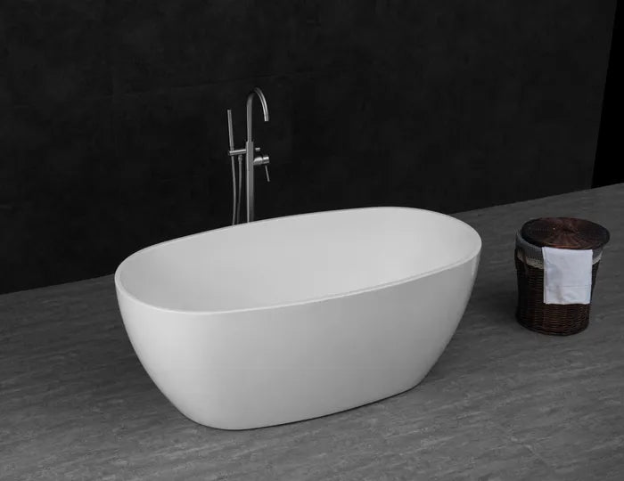 INSPIRE VINNY FREESTANDING BATHTUB GLOSS WHITE 1300MM