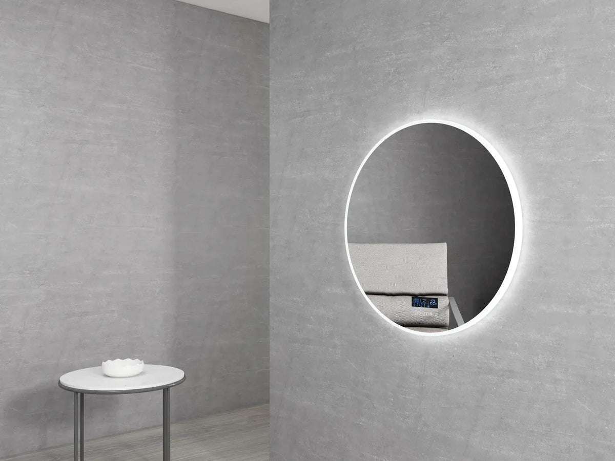 OTTI BRONTE LED MIRROR ROUND 800X800MM WITH BLUETOOTH SPEAKER