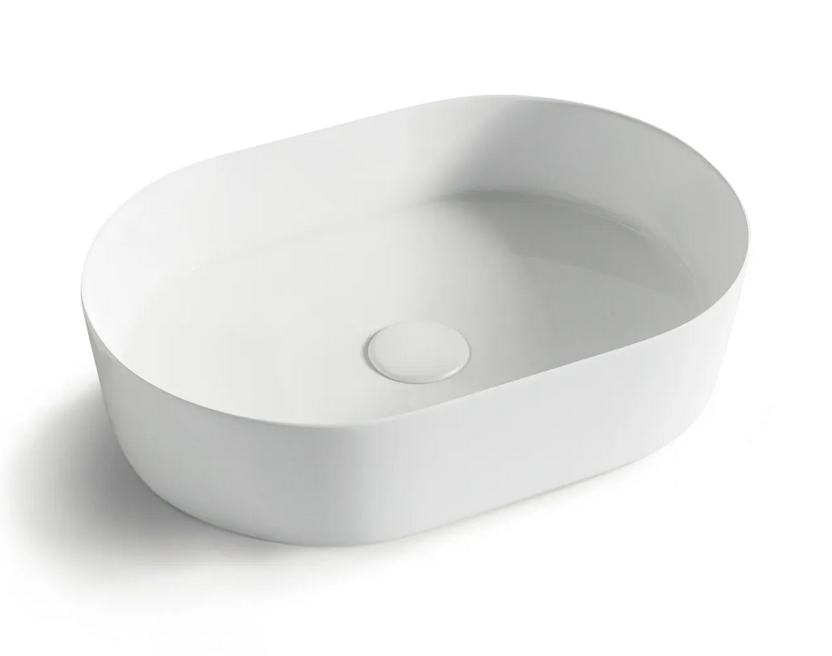 OTTI QUAY OVAL BASIN MATTE GREY 500MM