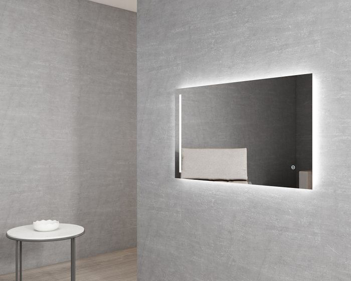 OTTI BOSTON FRAMELESS LED RECTANGULAR MIRROR 600X1000MM