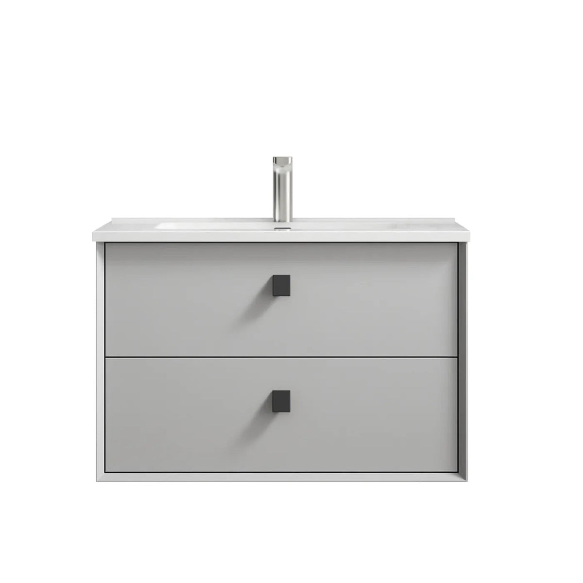 OTTI BOSTON LIGHT GREY 600MM WALL HUNG VANITY