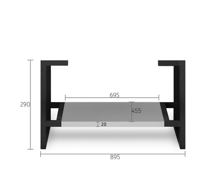 OTTI BOSTON LIGHT GREY 900MM FLOOR STANDING VANITY