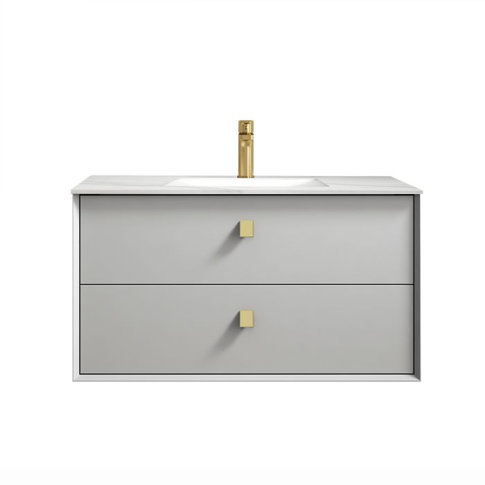 OTTI BOSTON LIGHT GREY 900MM WALL HUNG VANITY