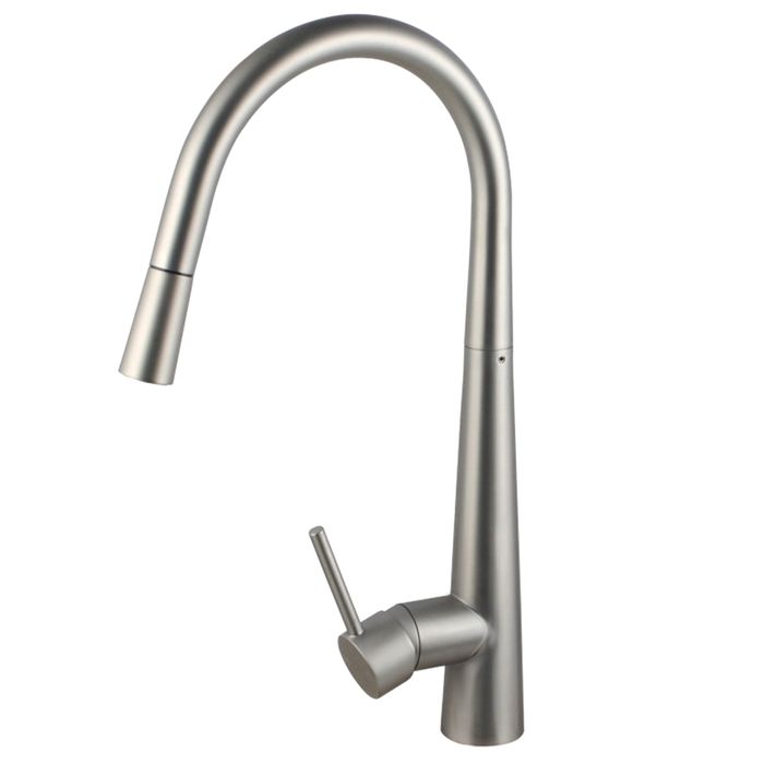 INSPIRE PULL OUT SINK MIXER 420MM BRUSHED NICKEL