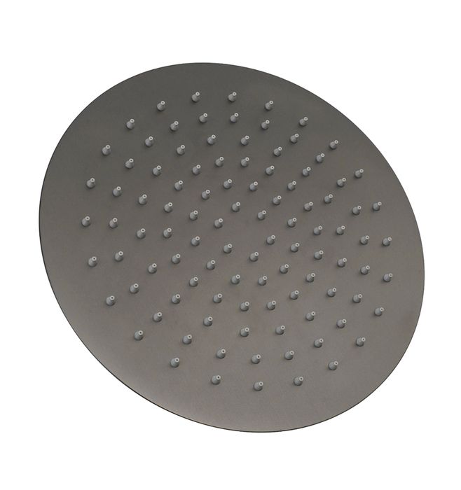 INSPIRE PAVIA STAINLESS SHOWER HEAD ROUND 250MM BRUSHED NICKEL