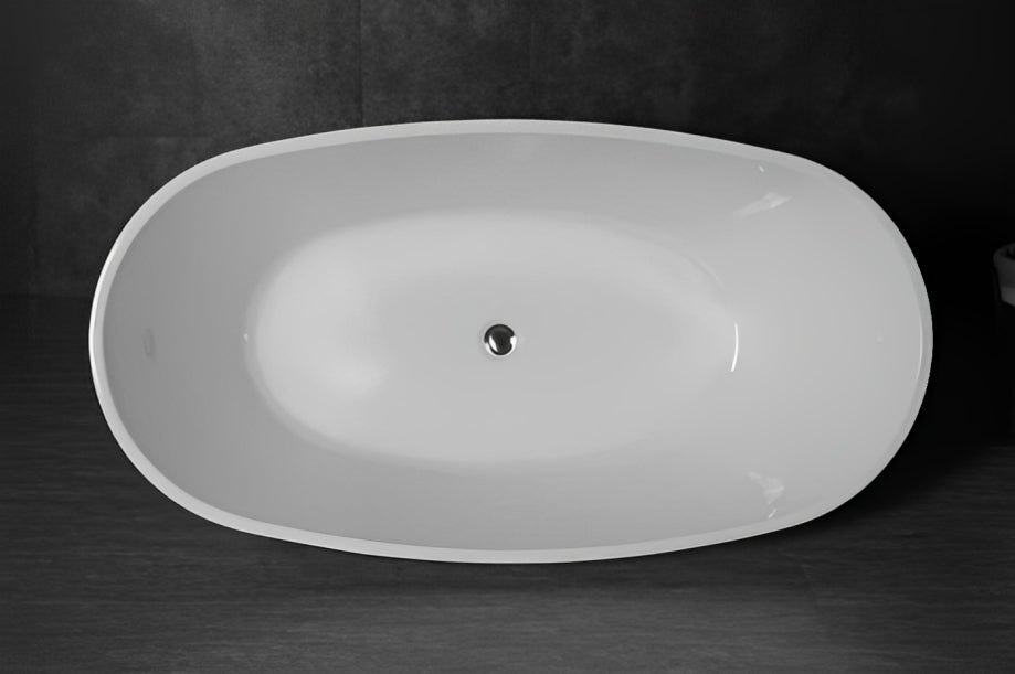 INSPIRE VINNY FREE STANDING BATHTUB MATTE WHITE (AVAILABLE IN 1500MM AND 1700MM)