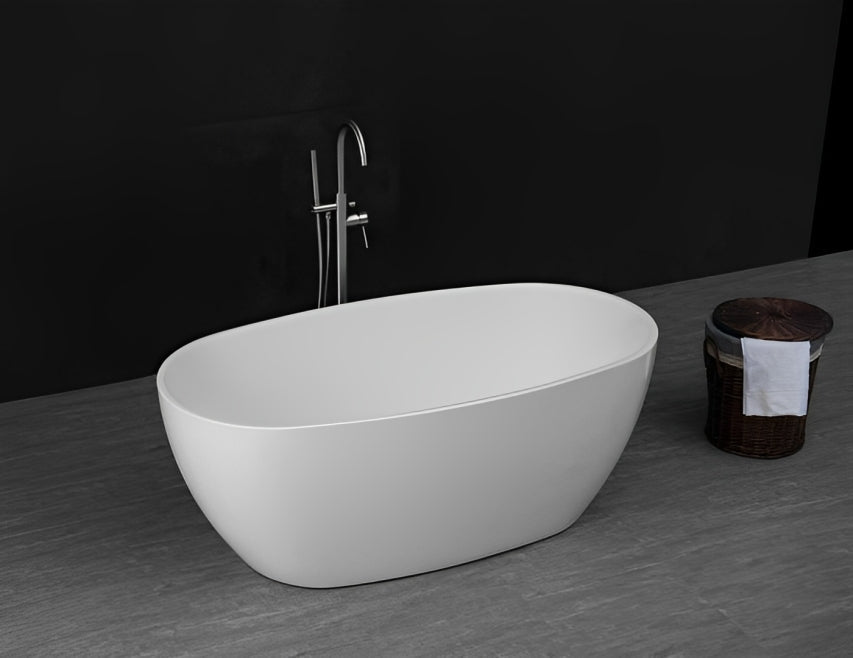 INSPIRE VINNY FREE STANDING BATHTUB GLOSS WHITE (AVAILABLE IN 1500MM AND 1700MM)