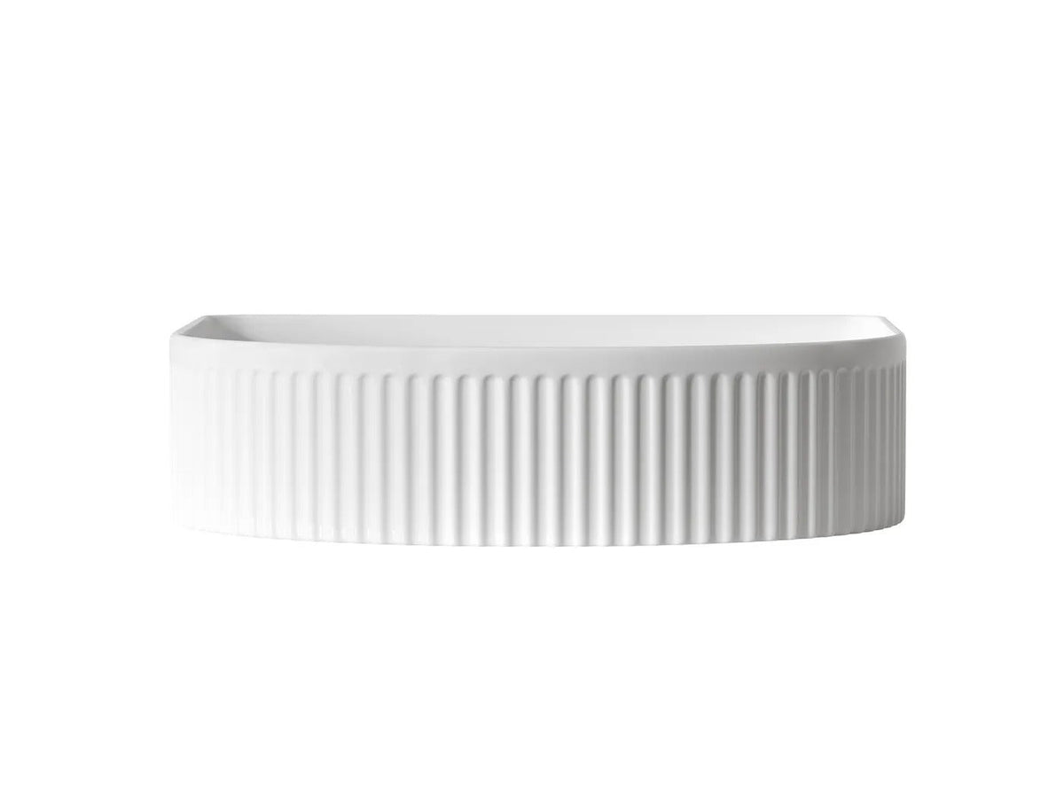 OTTI ARCHIE CERAMIC ABOVE COUNTER BASIN MATTE WHITE 415MM